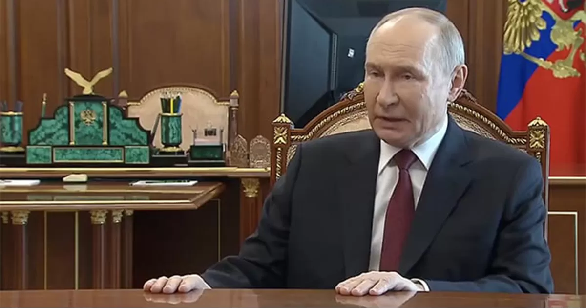 El presidente de Rusia aplaudiÃ³ el trabajo realizado por Trump, China, los BRICS y todos aquellos que desean la paz.