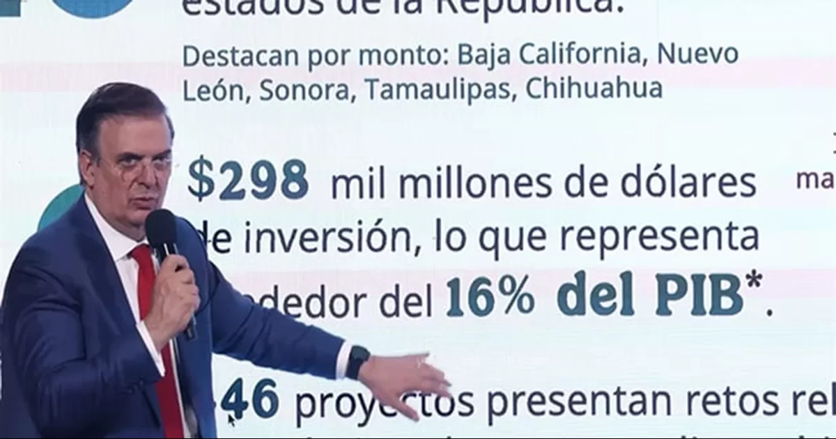 Marcelo Ebrard expuso que hoy, exportar desde MÃ©xico a Estados Unidos es mÃ¡s barato que desde casi todos los paÃ­ses del mundo