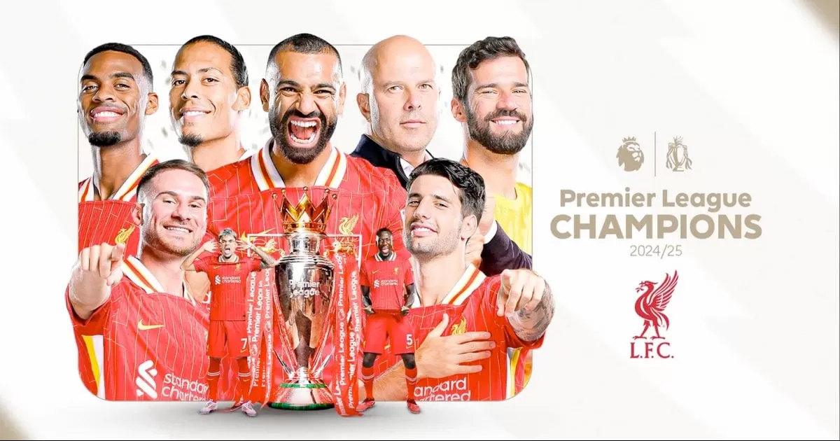 Liverpool golea al Tottenham y se corona campeón de la Premier League en la primera temporada de Arne Slot