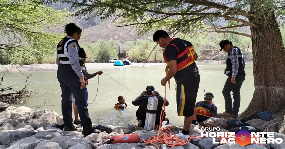 Muere joven ahogado en Lerdo, ingresó a nadar con su novia al río y no pudo regresar a la orilla