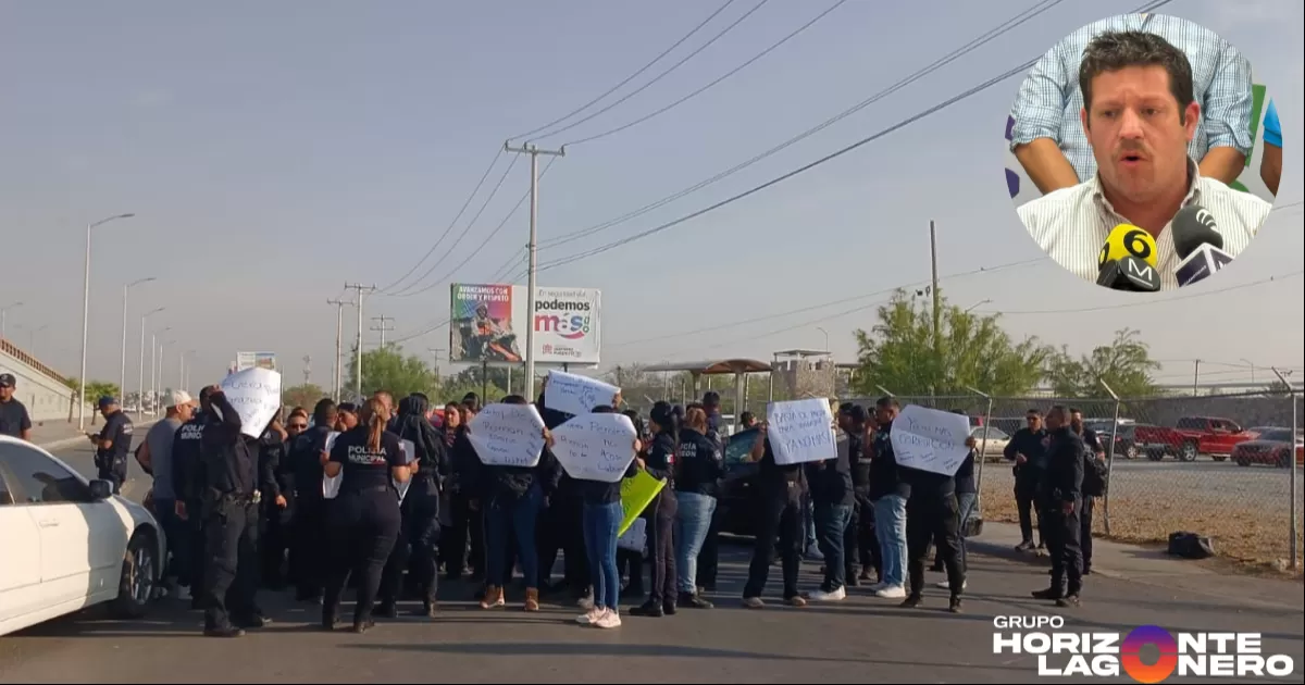 Autoridades buscan diálogo ante paro de policías