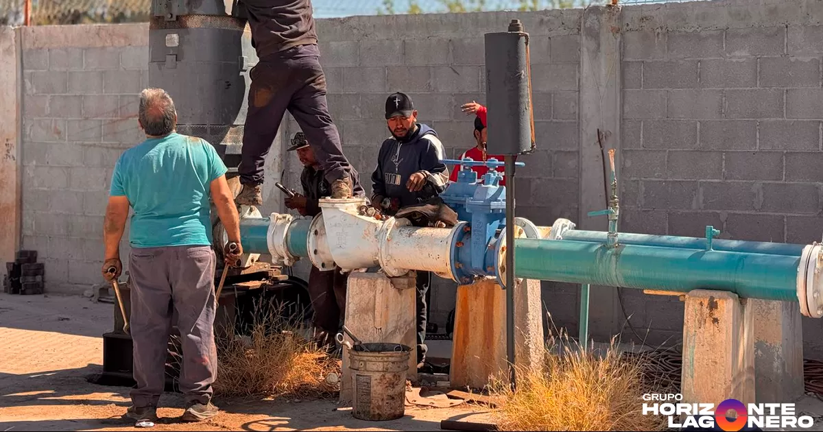 SIMAS Torreón arranca mantenimiento de bomba en la Camilo Torres