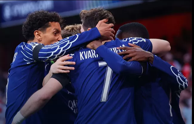 PSG supera por la mínima al Arsenal en la ida de las Semifinales de Champions League