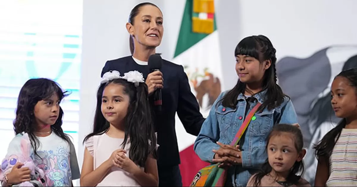 La presidenta Claudia Sheinbaum celebrÃ³ a los niÃ±os del paÃ­s en el marco de la celebraciÃ³n del 30 de abril