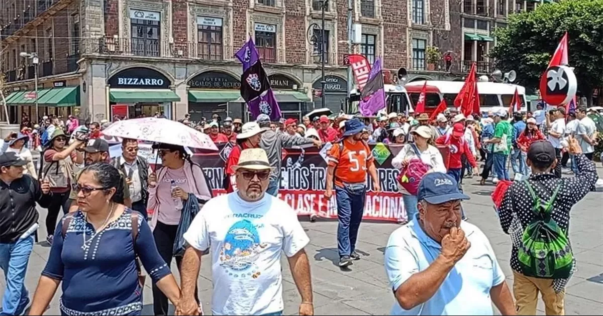 La CNTE advirtiÃ³ que regresarÃ¡ al ZÃ³calo el 15 de mayo, cuando estalle el paro en defensa del salario y un rÃ©gimen solidario de pensiones.