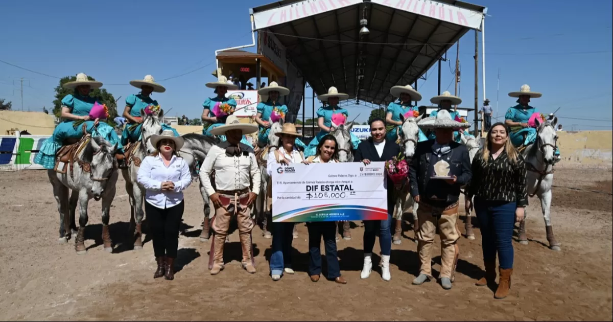 DIF Gómez Palacio entrega donativo al DIF Estatal
