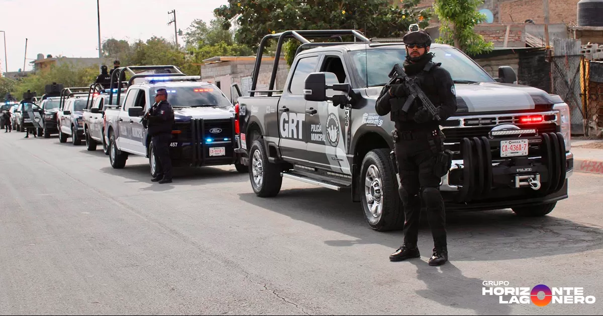 Policía de Torreón retoma labores con nuevos operativos