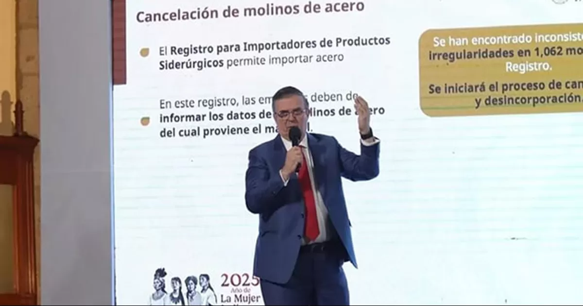 Gobierno cancela registro a más de mil importadores de acero por irregularidades