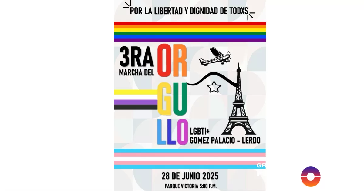 El punto de encuentro será el emblemático Parque Victoria de Gómez Palacio, desde donde los asistentes marcharán por la avenida Miguel Alemán para culminar la Torre Eiffel.