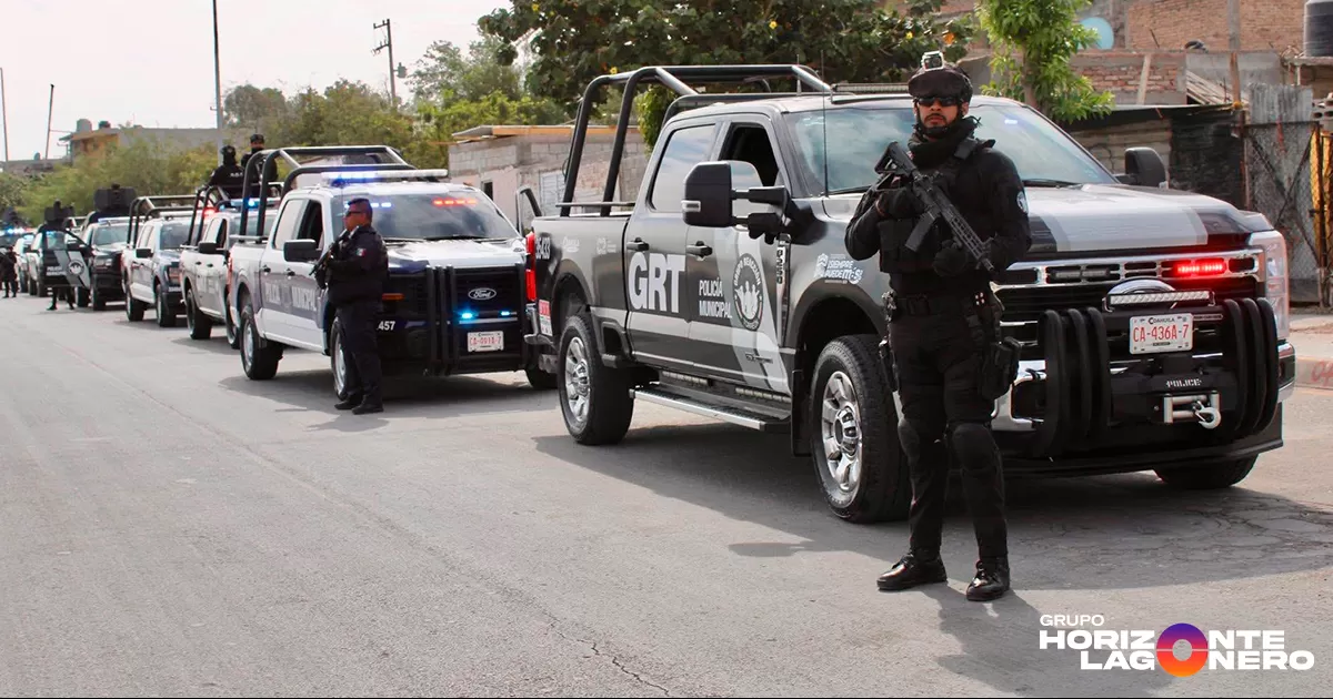Torreón refuerza seguridad con operativos coordinados