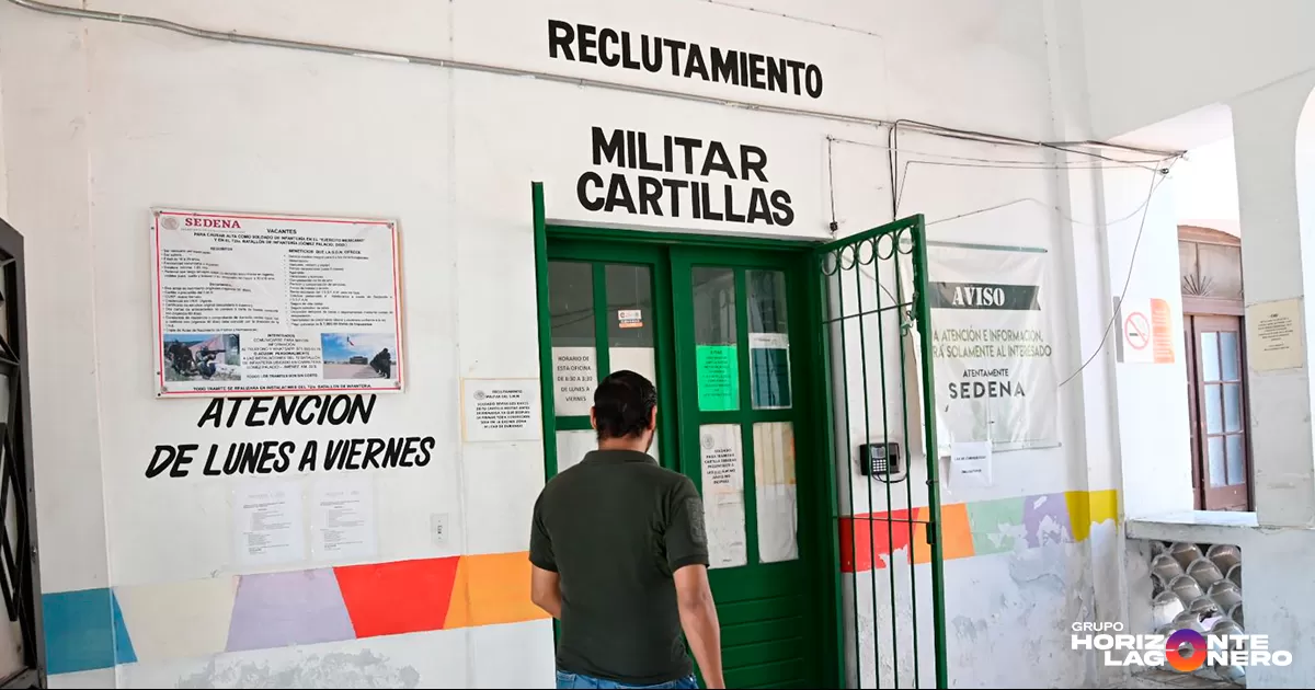 Invita la Junta de Reclutamiento de Gómez Palacio a jóvenes de la Clase 2007 y remisos a tramitar su Cartilla Militar