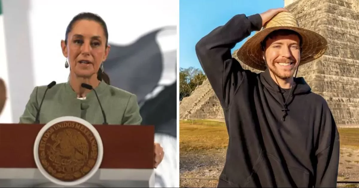 Sheinbaum pide al INAH revelar condiciones de permiso a Mr. Beast para grabar en Chichen Itzá y Calakmul