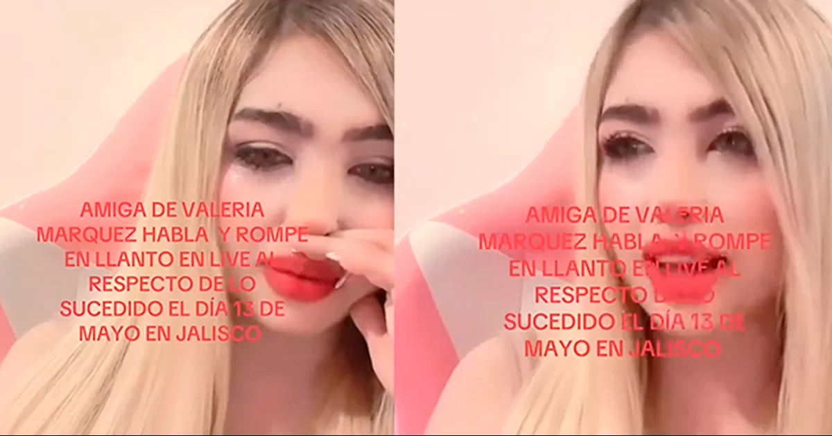 La joven, visiblemente temblorosa y afectada, pidiÃ³ a sus seguidores que se mantuvieran alerta