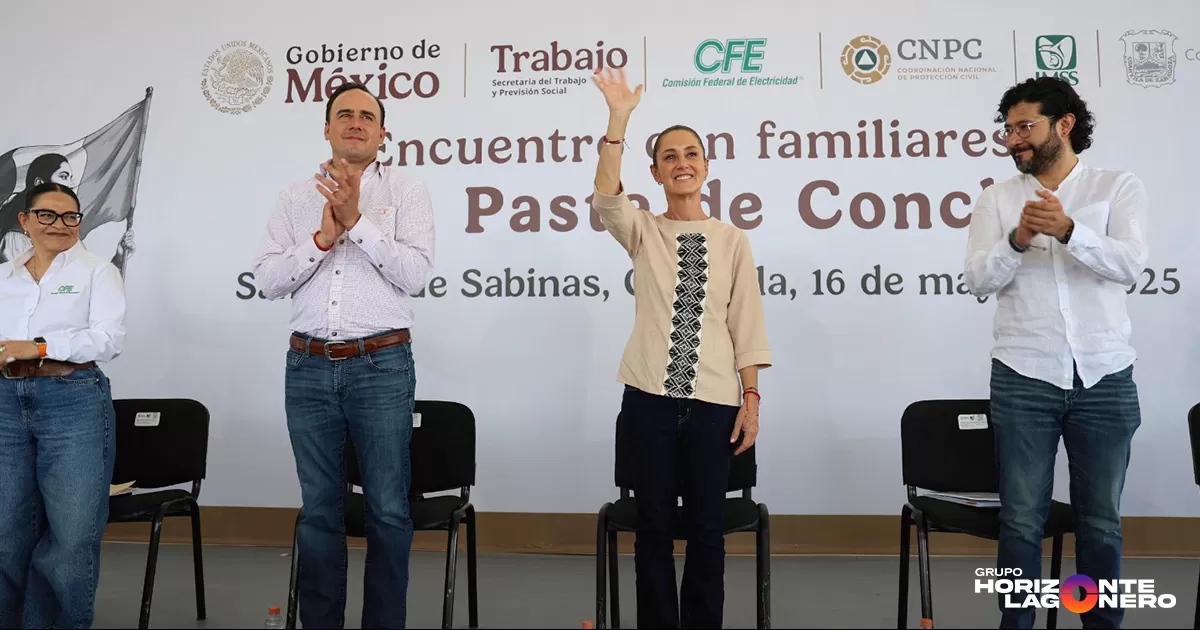 Informó que cada seis meses regresará a la zona para dar seguimiento a los avances en las labores de localización, rescate e identificación de los hechos ocurridos el 19 de febrero del 2006.