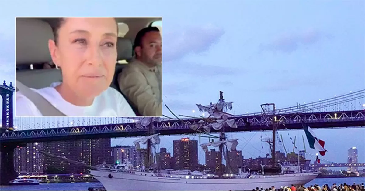 "Lamentamos que se use políticamente", dice Sheinbaum sobre buque accidentado en Nueva York