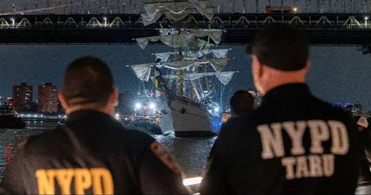 Indagan maniobra de remolcador que apoyaba al Buque Cuauhtémoc antes del accidente en EU
