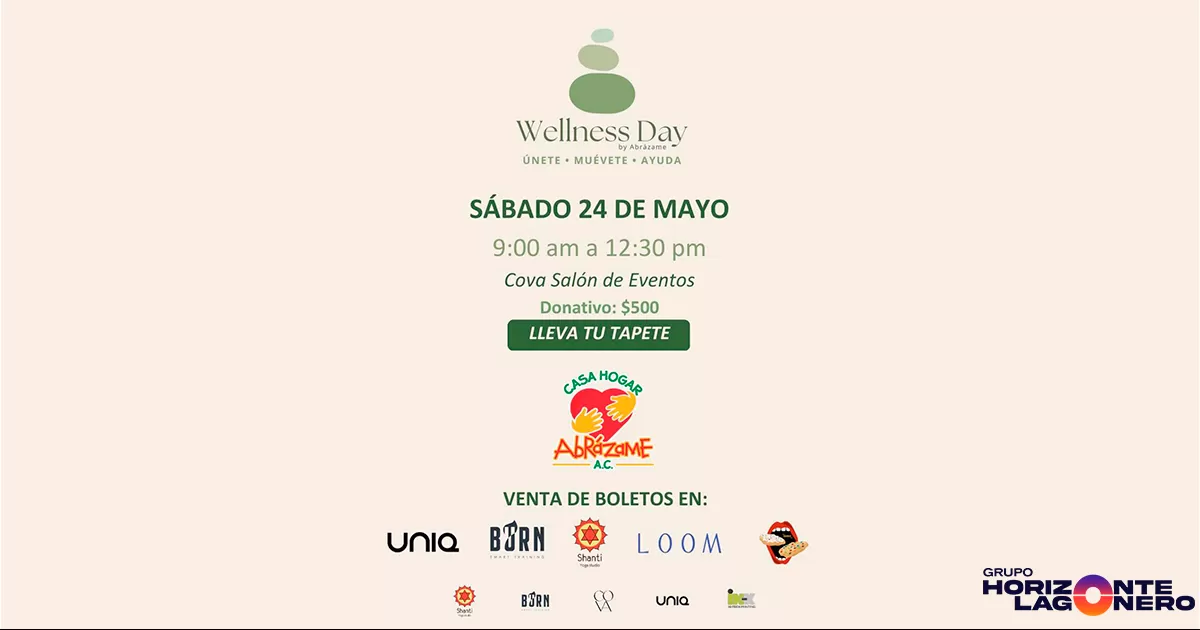 Casa Hogar Abrázame organiza el "Wellness Day", un día para el bienestar con causa