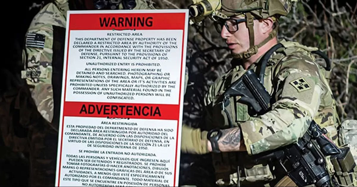 EU declara partes de su frontera con México como áreas de defensa nacional