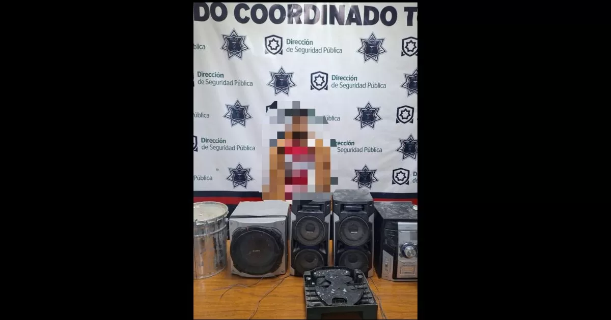 ¡Felicidades al ganador de la rifa! Lo detienen por robar en Torreón.