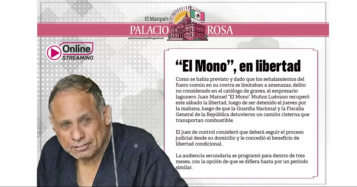 â€œEl Monoâ€, en libertad