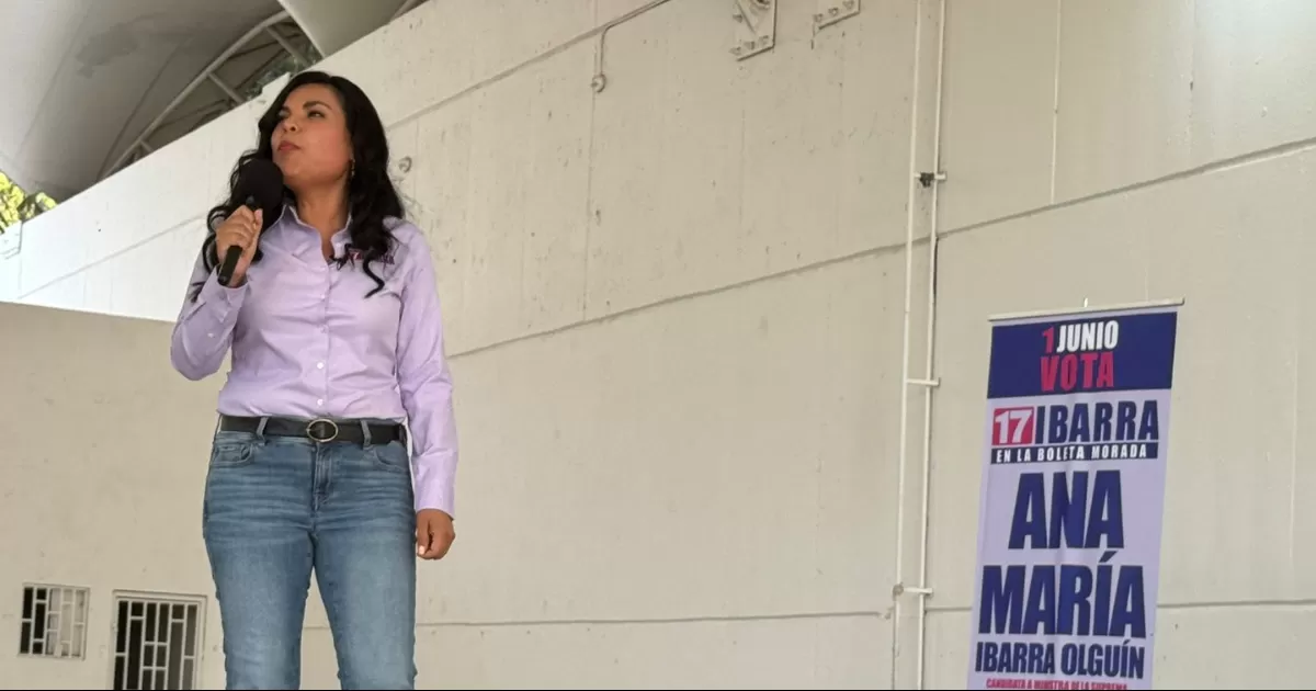 Candidata Ana María Ibarra cierra campaña en Torreón, llama a votar por una "justicia con equidad y sentido social"