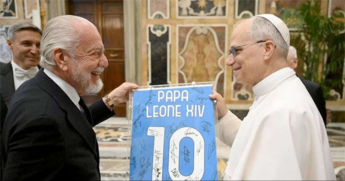 Napoli visita al papa León XIV tras conquistar la Serie A y recibe emotivo mensaje