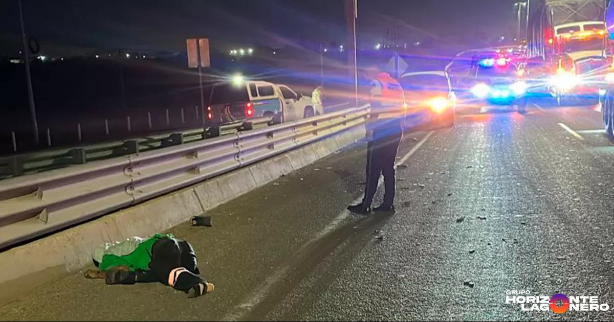 Muere hombre atropellado, checaba su vehículo cuando fue impactado por un conductor que se dio a la fuga en Torreón