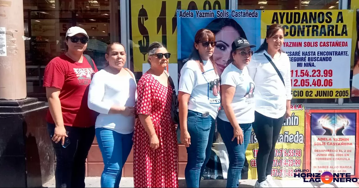 Desesperada por estas dos décadas sin saber de su paradero, pide a cualquier persona que tenga información sobre su desaparición que se acerque, incluso de forma anónima.