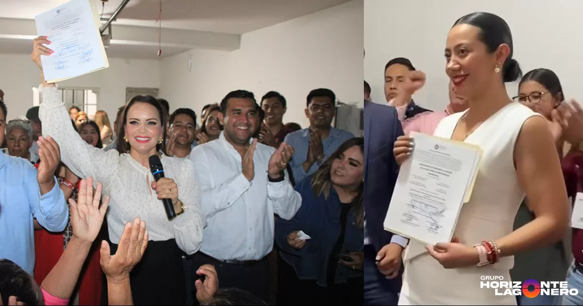 Reciben constancias de mayoría las ganadoras de la elección municipal en Lerdo y Gómez Palacio