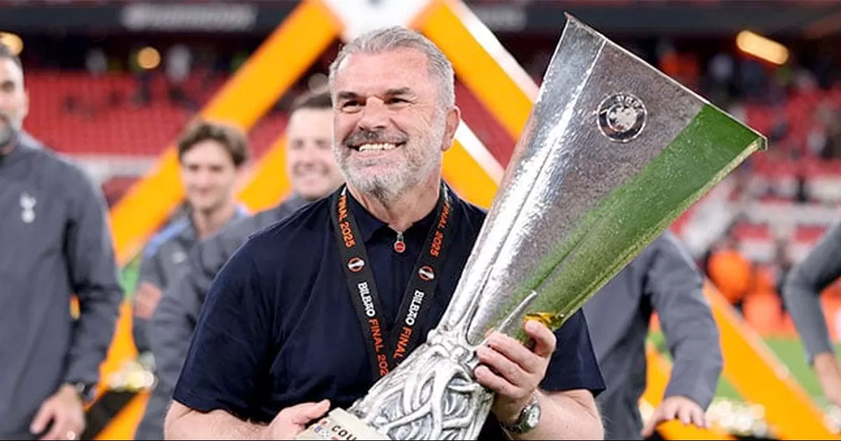 Los Spurs vencieron al Man. United cumpliendo asÃ­ la promesa de Postecoglou de que "siempre gana trofeos en su segunda temporada".