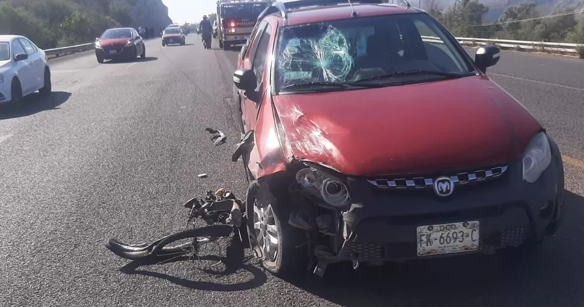 Muere ciclista arrollado por conductor de camioneta en Lerdo, Durango