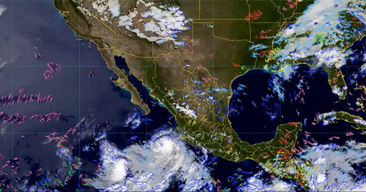 Bárbara se degrada a tormenta tropical y mantiene lluvias fuertes en el oeste de México