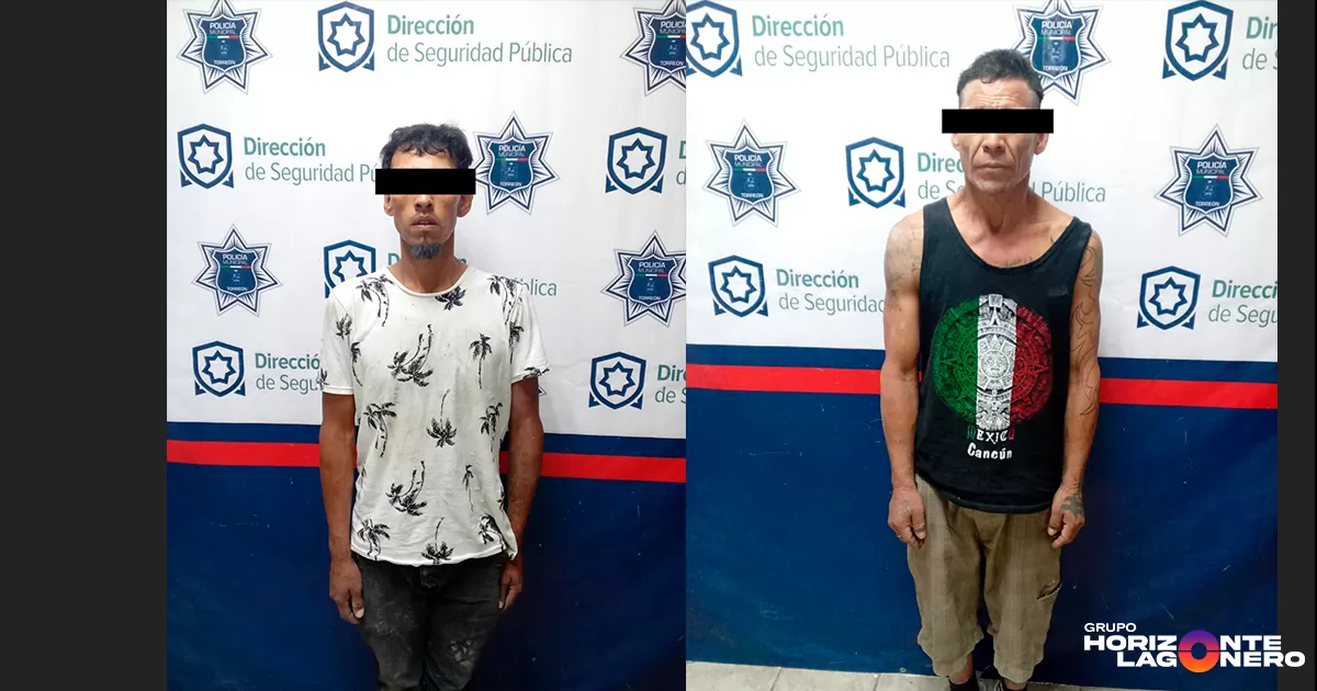 Detienen a dos hombres por ingreso ilegal a negocio en Torreón