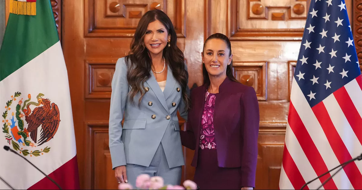 Responde Sheinbaum a Noem: "Es falso que alenté protestas violentas en Los Ángeles"