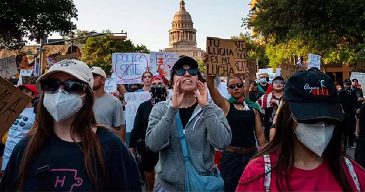 Se esperan mÃ¡s manifestaciones en los prÃ³ximos dÃ­as que pretenden coincidir con un desfile militar planeado por Trump el prÃ³ximo sÃ¡bado en la capital