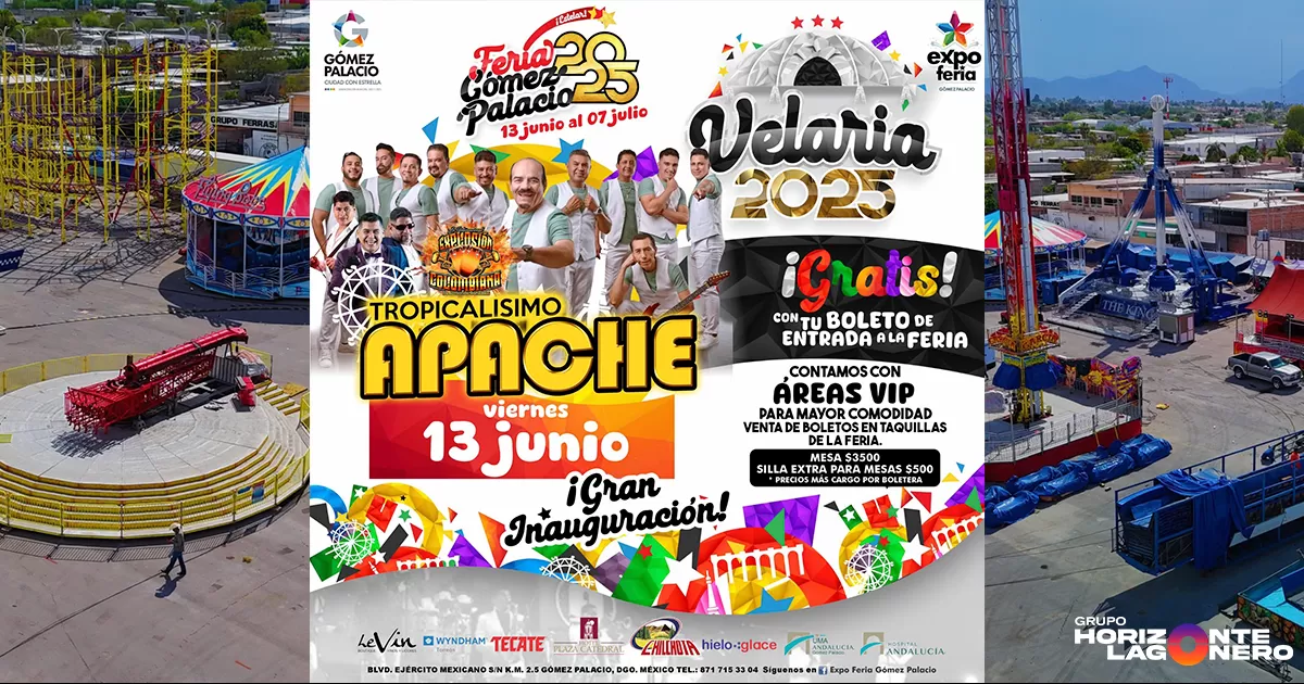 Arranca este viernes la Expo Feria de Gómez Palacio