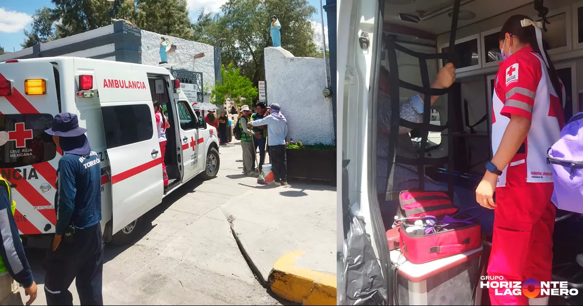 Hombre cae en tumba durante visita por el día del padre en panteón municipal de Torreón
