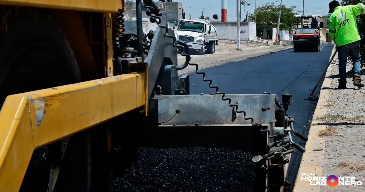 Avanza pavimentación en Gómez Palacio