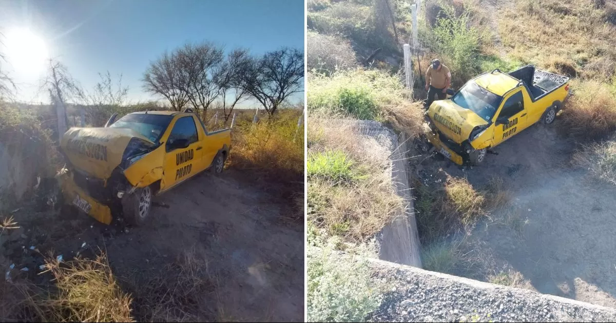 Se accidenta lagunero en Allende, Coahuila.