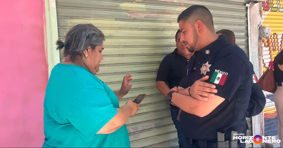 Fiscalía y Policía Municipal recorren mercado Madero de Torreón