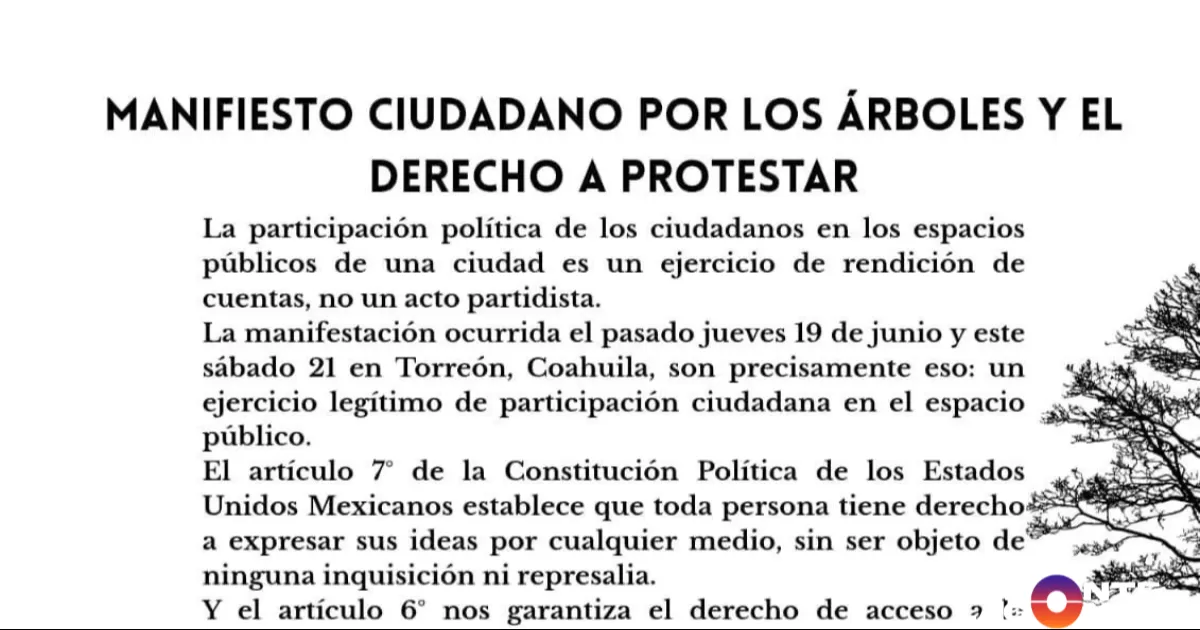 Ciudadanos defienden su derecho a manifestarse y niegan incidencia partidista