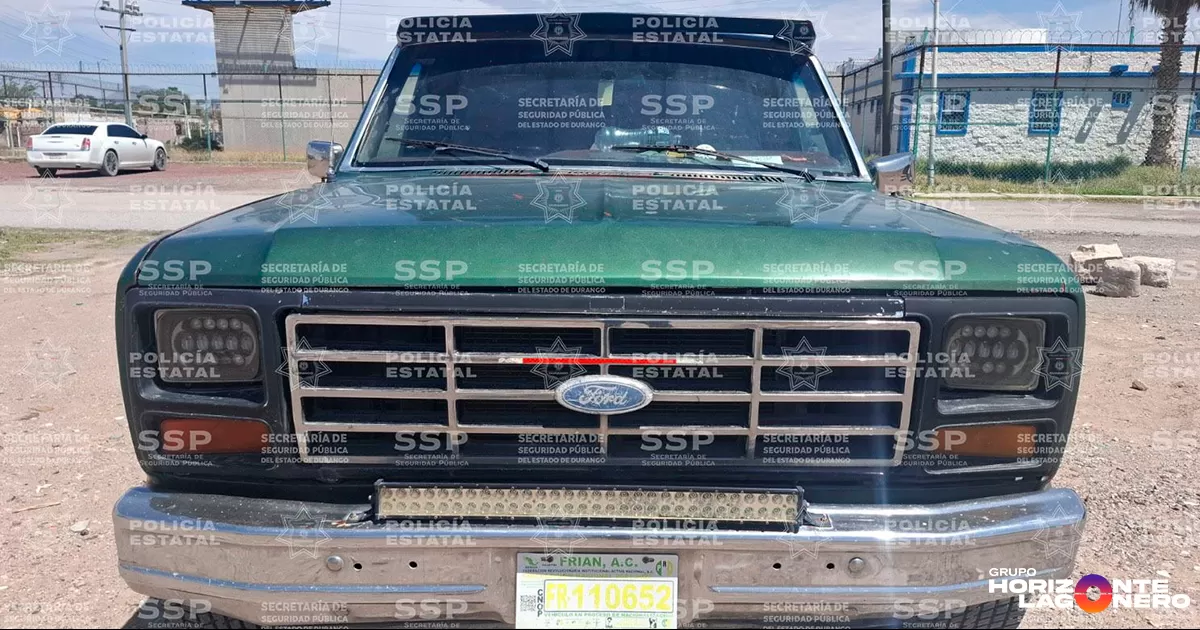 Detienen a hombre en Gómez Palacio por circular con placas sobrepuestas