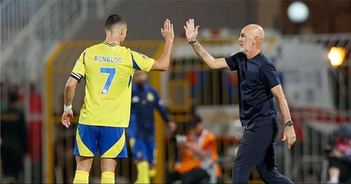 Cristiano Ronaldo se queda sin técnico tras salida de Pioli del Al Nassr