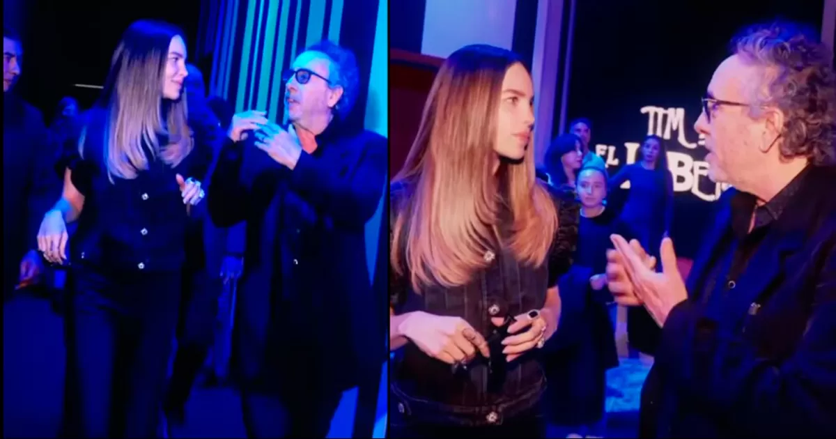 La famosa cantante, actriz y modelo se encontró con el director de cine que está en México y hasta le hizo un regalo.
