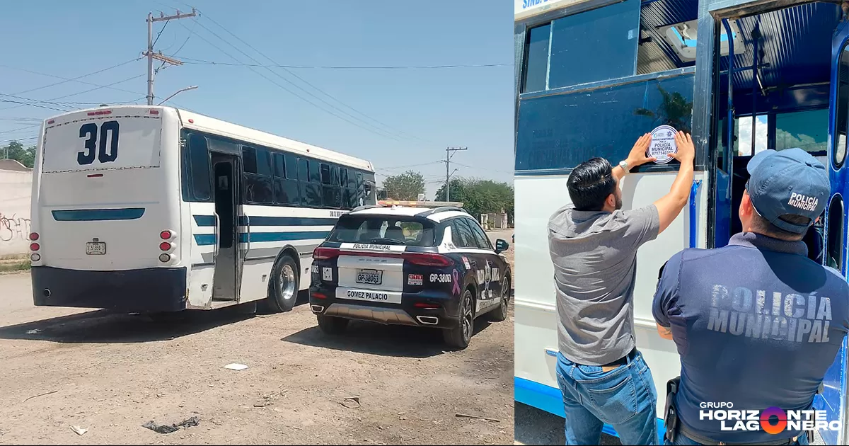 Autobuses de la Ruta CERESO se integran al programa de Comités de Seguridad Ciudadana en Gómez Palacio