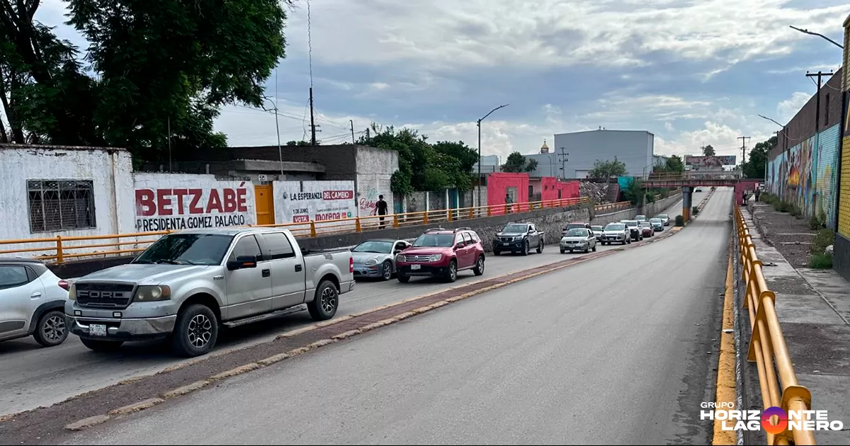 Pese a lluvias, desniveles de Gómez Palacio permanecieron libres a la circulación