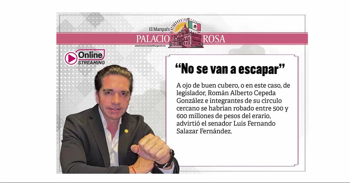 Román Cepeda e integrantes de su círculo cercano se habrían robado entre 500 y 600 millones de pesos del erario