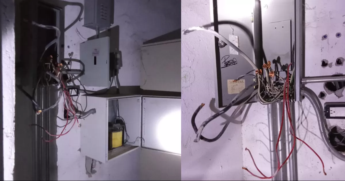 Personal técnico del Sistema Municipal de Aguas y Saneamiento (SIMAS) Torreón, trabaja este jueves en la reparación del tanque ubicado en la zona industrial.