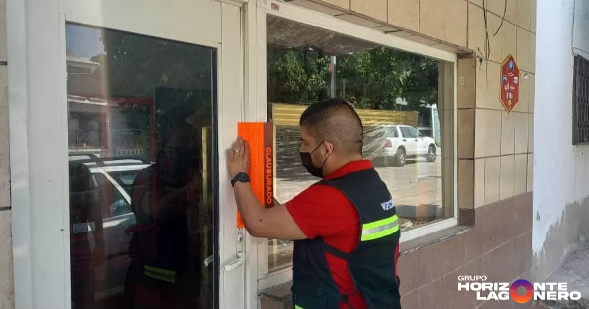 Suman 186 clausuras a negocios “irregulares” en Torreón