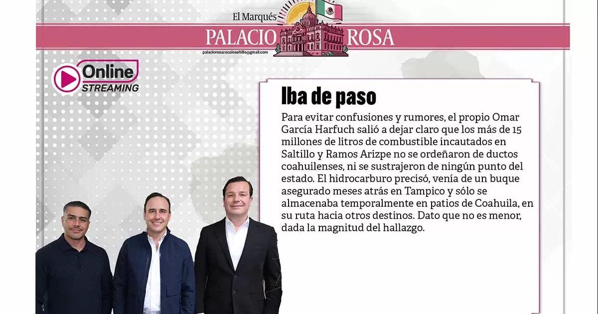 Iba de paso